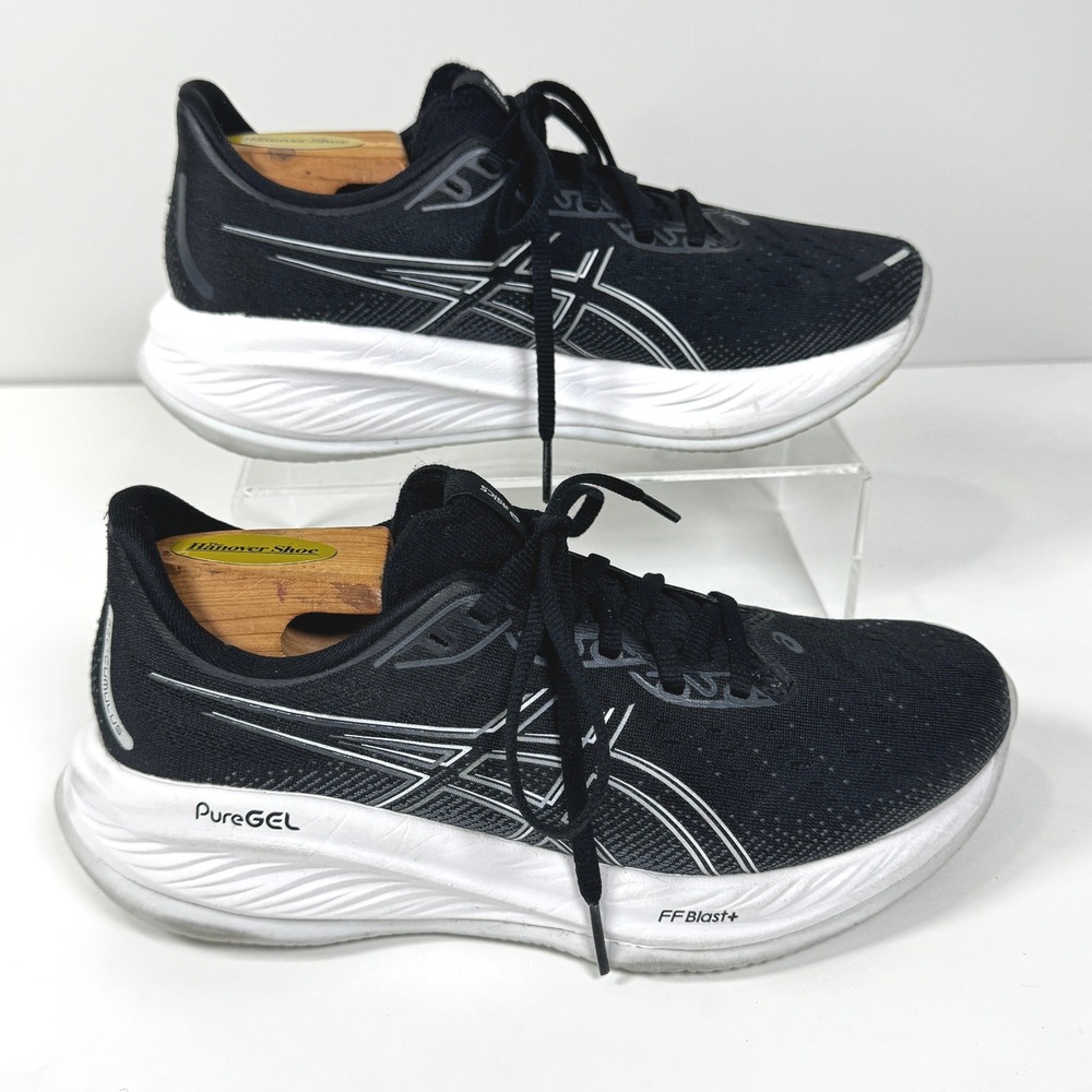 ASICS Women's Gel-Cumulus 26 Running Shoes Black White Sz 7 1012B599